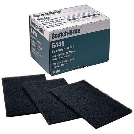3M 3M Abrasive 405-048011-16555 6 x 9 in. Scotch-Brite Non Woven Silicon Carbide Hand Pad - Pack of 20 405-048011-16555